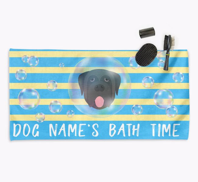 'Bathtime' Personalised Towel for your {breedCommonName}